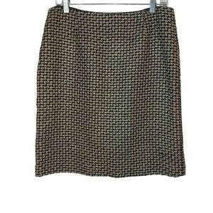 HAROLD'S LADIES MIDI HOUNDSTOOTH SKIRT- 10